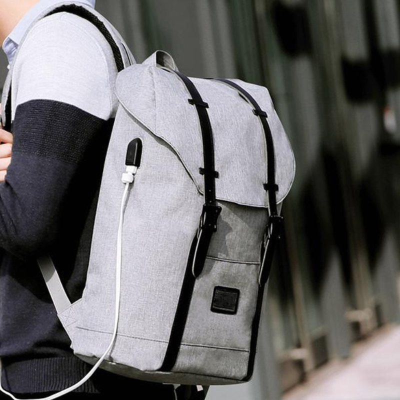 MarkRyden USB Charging Oxford Backpack