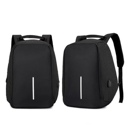 The Solid Anti-Theft Unisex USB Backpack