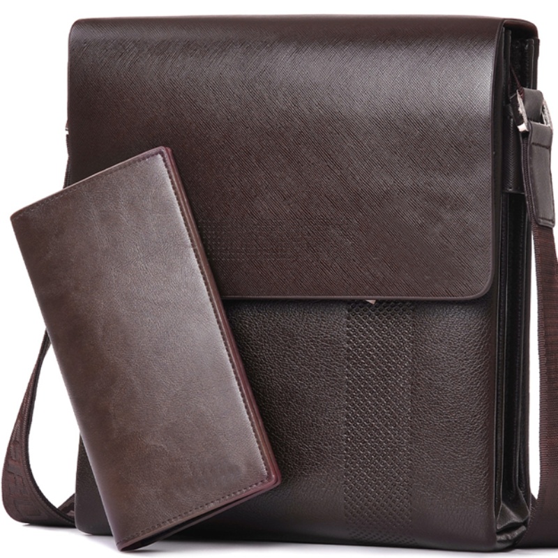 Leather Men Messenger Bags-New Arrival Fashion Business
