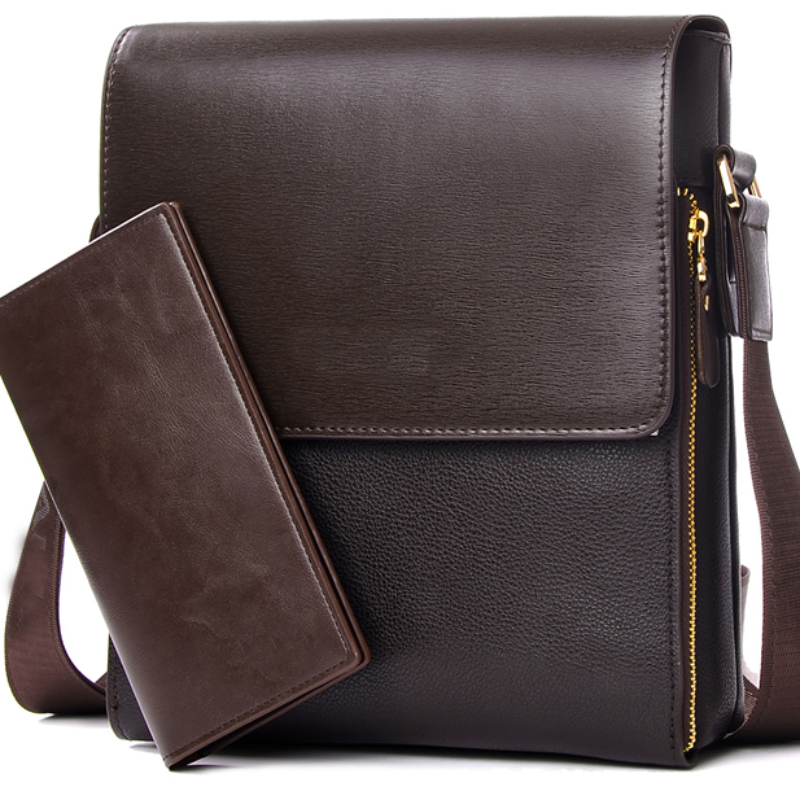 Men's Leather  Messenger Bag