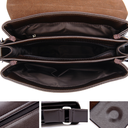 Leather Men Messenger Bags-New Arrival Fashion Business