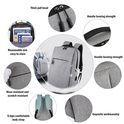 Laptop USB Charging School Bag