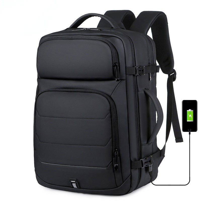 Expandable Waterproof Backpacks With USB Charging