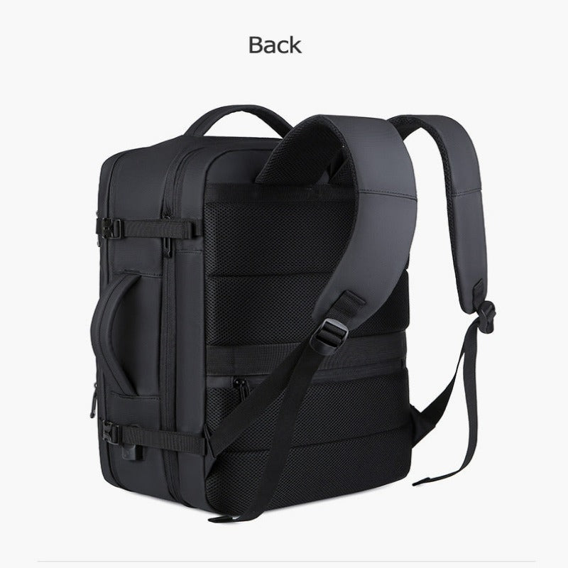 Expandable Waterproof Backpack With USB Charging