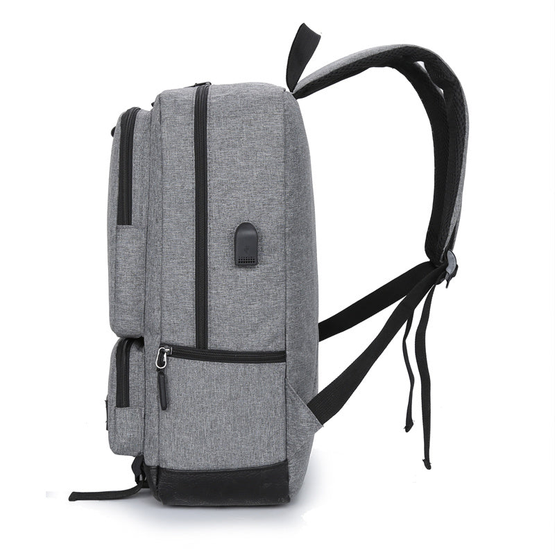 Casual Laptop Backpack With USB Charging
